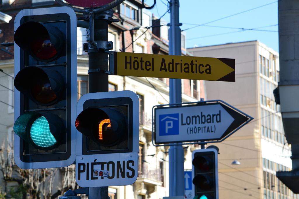 Hotel Adriatica Женева Экстерьер фото
